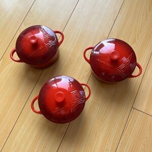 Le Creuset Mini Cocotte Paris set of 3